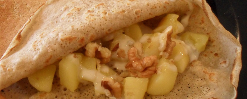 Crêpes au roquefort