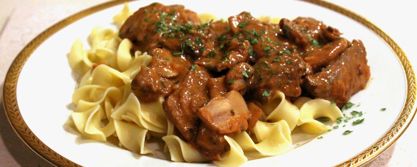 Boeuf Stroganoff