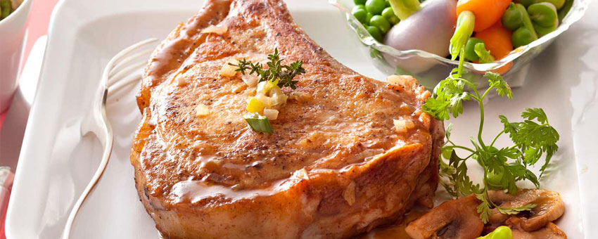 Côtes de veau à la crème d'estragon
